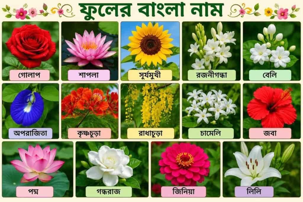 গরমকালে কোন কোন ফুল ফোটে